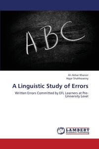 A Linguistic Study of Errors common errors in english