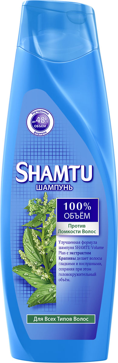 Shamtu Шампунь Против ломкости волос с экстрактом крапивы 360 мл