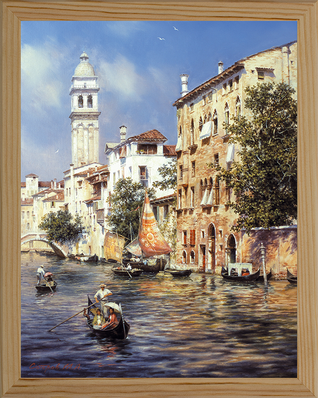 Картина Postermarket Солнечная Венеция, 20 х 25 смМС-03 Картина Postermarket Солнечная Венеция, 20 х 25 смМС-03Картина Postermarket Солнечная Венеция прекрасно подойдет для декора интерьера различных помещений. Постер, выполненный в технике фотопечать, оформлен багетом бежевого цвета. Картина для интерьера (постер) - это современное и актуальное направление в дизайне помещений. Ее можно использовать для оформления любых помещений (дом, квартира, офис, бар, кафе, ресторан или гостиница). работоспособность. Правильное оформление интерьера создает благоприятный психологический климат, улучшает настроение и мотивирует.Размер картины: 200 x 250 мм.