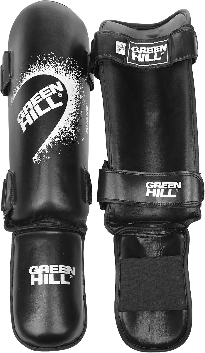Защита голени и стопы Green Hill Guard, цвет: черный, белый. Размер XL. SIG-0012SIG-0012 Защита голени и стопы Green Hill Guard, цвет: черный, белый. Размер XL. SIG-0012SIG-0012Защита голени и стопы Green Hill Guard с наполнителем, выполненным из вспененного полимера, необходима при занятиях спортом для защиты пальцев и суставов от вывихов, ушибов и прочих повреждений. Накладки выполнены из высококачественной искусственной кожи. Они прочно фиксируются за счет эластичной ленты и липучек.Удобные и эргономичные накладки Green Hill Guard идеально подойдут для занятий тхэквондо и другими видами единоборств.Длина голени: 37 см.Ширина голени: 13 см.Длина стопы: 17 см.Ширина стопы: 11,5 см.