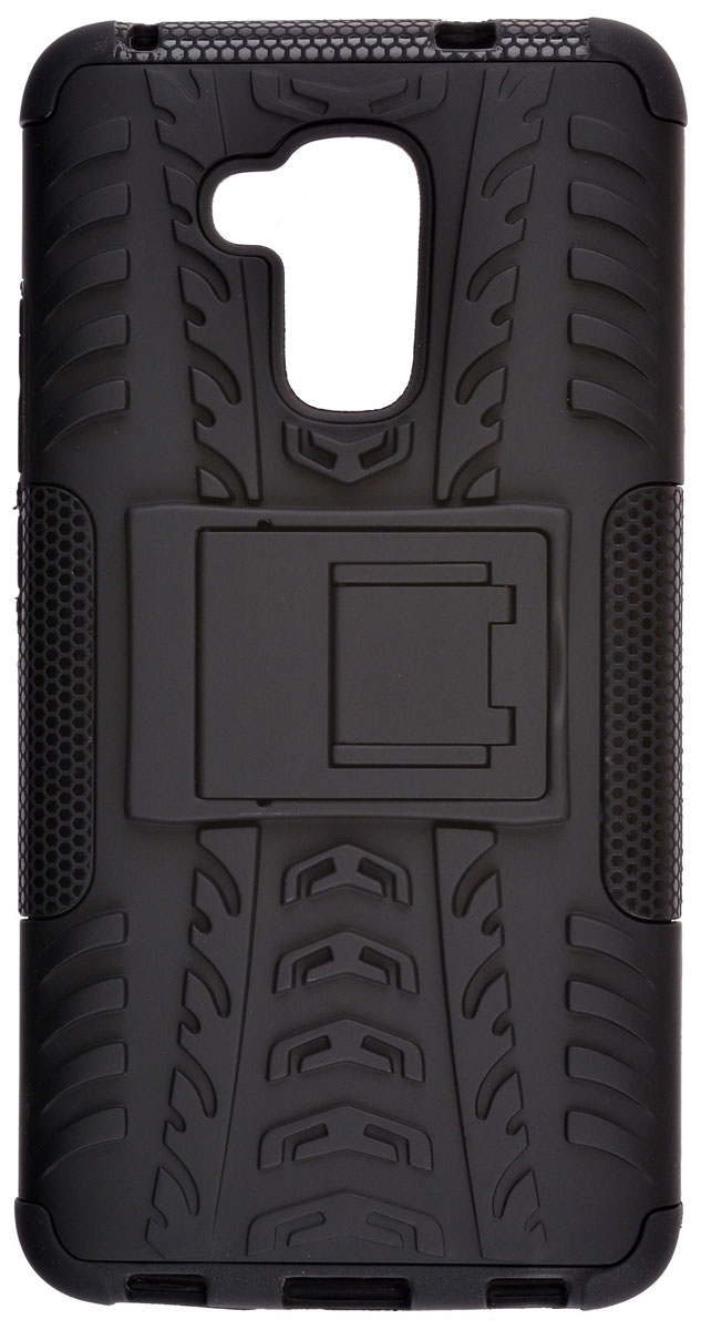 Skinbox Defender case чехол-накладка для Huawei Honor 5C, Black2000000111100 Skinbox Defender case чехол-накладка для Huawei Honor 5C, Black2000000111100Skinbox Defender case надежно защищает ваш смартфон от внешних воздействий, грязи, пыли, брызг. Он также поможет при ударах и падениях, не позволив образоваться на корпусе царапинам и потертостям. Чехол обеспечивает свободный доступ ко всем функциональным кнопкам смартфона и камере.