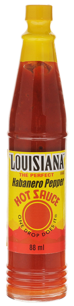 Louisiana Хабанеро соус острый перечный, 88 мл121422 Louisiana Хабанеро соус острый перечный, 88 мл121422Соус Louisiana Хабанеро - острый перечный соус, лучшая приправа к блюдам из мяса, птицы, морепродуктов. Может использоваться как ингредиент для приготовления, маринад.