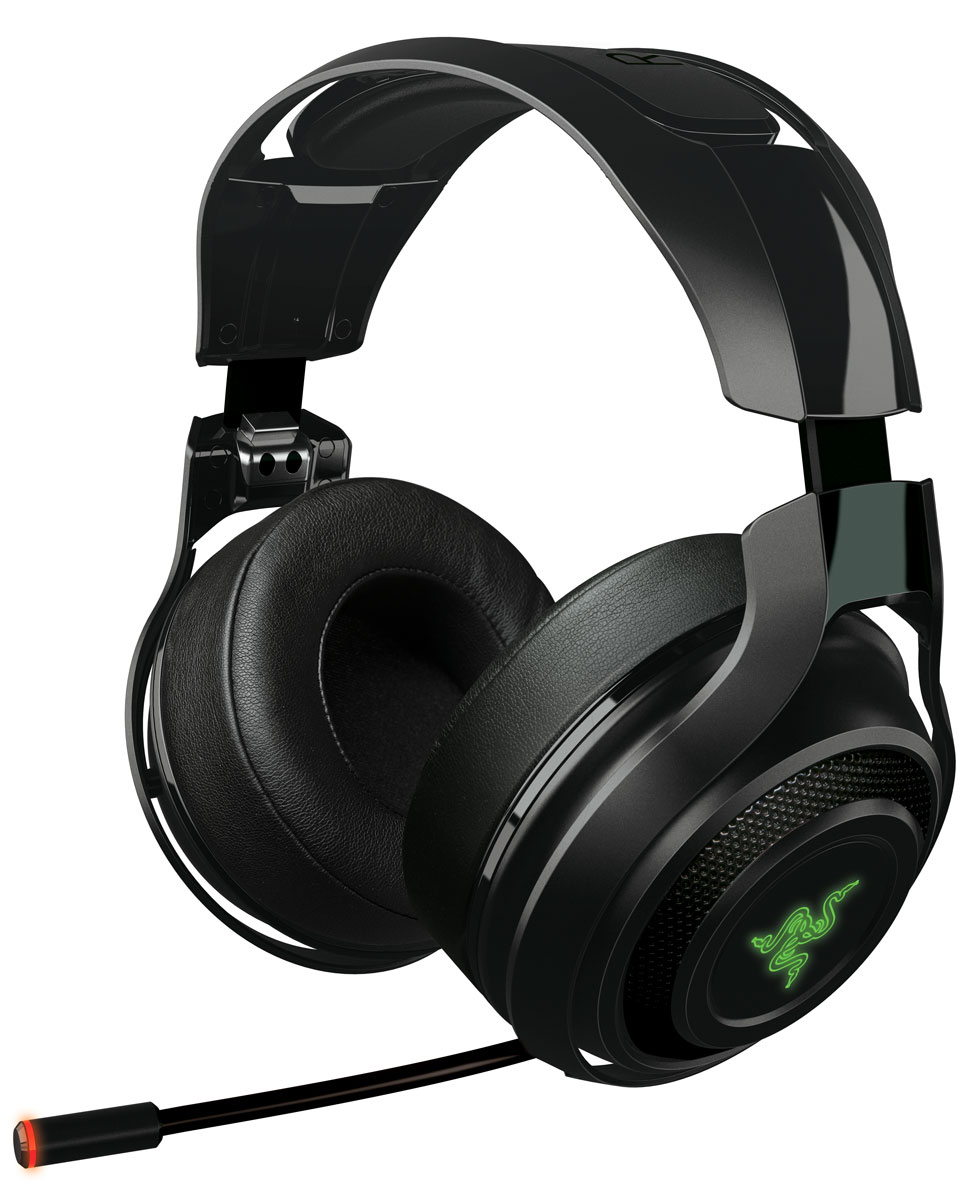 Razer ManOWar игровые наушникиRZ04-01490100-R3G1 Razer ManOWar игровые наушникиRZ04-01490100-R3G1Погрузитесь в игру без ограничения свободы с помощью беспроводной игровой гарнитуры для ПК Razer ManOWar с беспроводной технологией игрового уровня без задержек на частоте 2.4 ГГц. Получите способность слышать каждый шорох, распознавать любое положение противника благодаря высококачественным неодимовым 50 мм динамикам и системе объемного звука формата 7.1 с эффектом присутствия.Гарнитура Razer ManOWar способна обеспечивать до 7 дней беспроводной игры (16 часов непрерывной игры после однократной зарядки). Вам не придется искать компромиссы в процессе обмена критической информацией с товарищами по команде, поскольку в вашем распоряжении выдвижной цифровой микрофон и кнопки управления на наушниках. Гарнитура Razer ManOWar с поддержкой 16,8 млн настраиваемых цветов Chroma разработана с единственной целью – свобода движения, точность в игре.Гарнитура Razer ManOWar обеспечивает высококачественное воспроизведения звука игрового уровня с беспроводной технологией без задержек на частоте 2.4 ГГц на дистанции до 12+2 м. Просто подключите сверхкомпактный беспроводной USB-адаптер или док-станцию для увеличения дистанции работы до 14 м.Благодаря мощному движку Razer Surround, системе объемного звучания в формате 7.1 и высококачественным 50-мм неодимовым динамикам гарнитура Razer ManOWar оживляет поле боя вокруг вас. Воспользуйтесь всеми возможностями функции калибровки положения позиционированного звука, чтобы с невероятной точностью определять местонахождение противника и нападать первым.Вы можете вести трансляцию в прямом эфире, смотреть кино или участвовать в игровом марафоне, и гарнитура Razer ManOWar обеспечит вам невероятные 7 дней работы в беспроводном режиме (16 часов непрерывной игры после однократной зарядки). Теперь, вместо того чтобы беспокоиться по поводу ограниченного срока службы аккумулятора, вы можете сконцентрировать все внимание на своей миссии.В левом наушнике гарнитуры скрыт выдвижной однонаправленный цифровой микрофон, который легко выдвигается при необходимости и занимает удобное вам положение. Цифровой микрофон гарнитуры Razer ManOWar с оптимизированным алгоритмом более натуральной передачи звука и кристально чистого воспроизведения речи превосходит возможности традиционных аналоговых микрофонов. Гарнитура также оснащена светодиодным индикатором включения и отключения звука на выдвижном микрофоне, чтобы вы всегда знали, когда вы в эфире.Благодаря кнопкам управления на наушнике гарнитуры Razer ManOWar вы без труда получаете полный контроль над ситуацией. Корректируйте уровень громкости микрофона и наушников и отключайте звук микрофона, не обращаясь к настройкам на экране и не отвлекаясь от своих целей.Гарнитура Razer KManOWar дает вам свободу самовыражения с неограниченными возможностями индивидуальной настройки. Благодаря Razer Synapse наушники Razer ManOWar становятся средством выражения собственной индивидуальности через уникальную палитру цветов и готовых шаблонов подсветки.МикрофонЦифровой микрофонВыдвижная конструкция микрофонаШумоподавление Нормализация звукаКнопка отключения микрофона и подсветка режима работыЧастотные характеристики: 100-10000 ГцСоотношение сигнал/шум: > 60 дБЧувствительность: -38 +/- 3 дБДиаграмма направленности: однонаправленный
