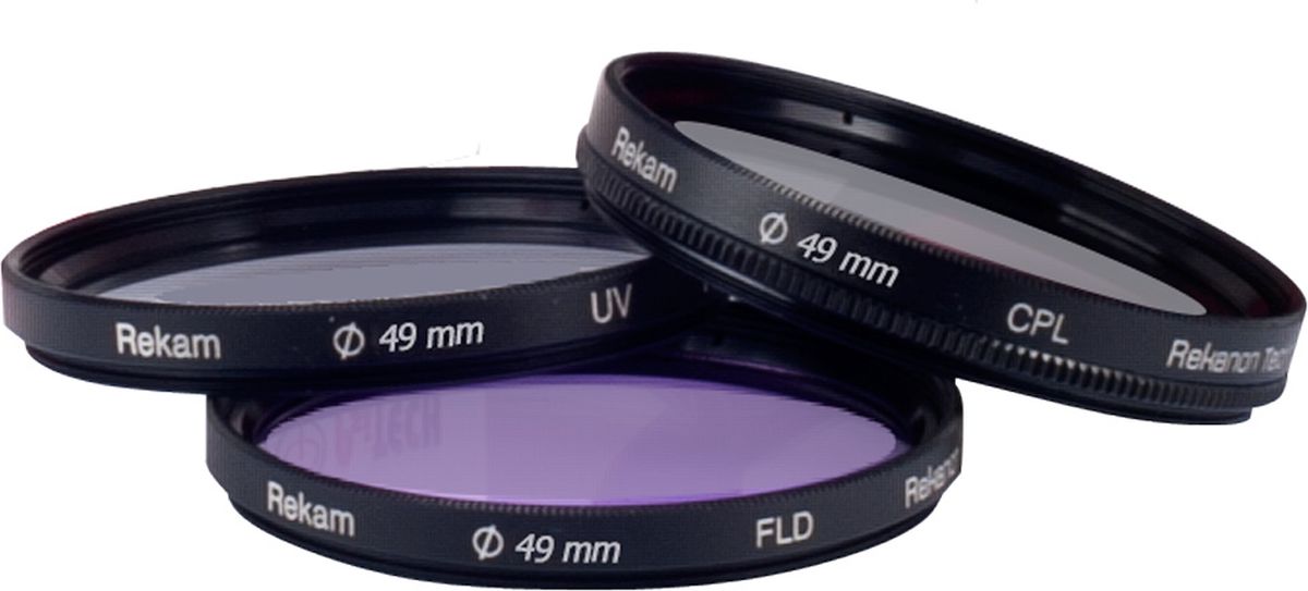 Rekam Starter Kit UV+CPL+FLD комплект светофильтров, 49 мм