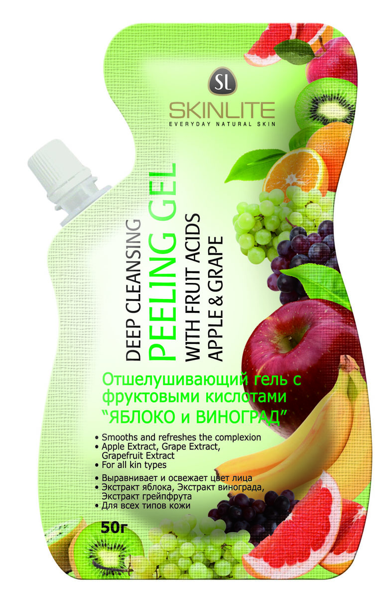 Skinlite Отшелушивающий гель-пилинг с фруктовыми кислотами 