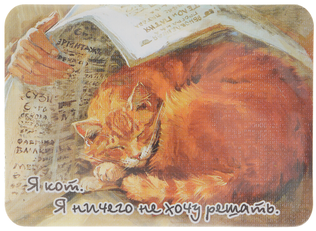 Магнит Я кот. Я ничего не хочу решать, 6,8 х 9,4 см3589 Магнит Я кот. Я ничего не хочу решать, 6,8 х 9,4 см3589Магнит Я кот. Я ничего не хочу решать прекрасно подойдет в качестве сувенира. Изделие оформлено красочным рисунком и дополнено надписью Я кот. Я ничего не хочу решать.Магнит можно прикрепить на любую металлическую поверхность. С помощью магнитов вы можете создать собственную мини-галерею, а также сделать оригинальный подарок вашим близким!Художник: Мария Павлова.Размер магнита: 6,8 х 9,4 см.