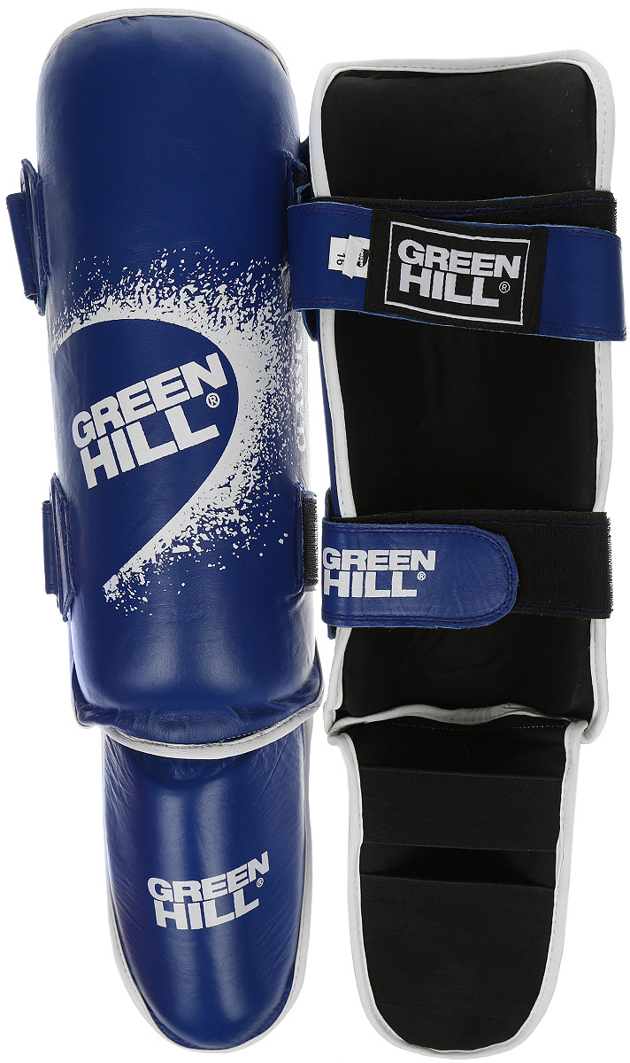 Защита голени и стопы Green Hill Battle, цвет: синий, черный. Размер M. SIB-0014SIB-0014 Защита голени и стопы Green Hill Battle, цвет: синий, черный. Размер M. SIB-0014SIB-0014Защита голени и стопы Green Hill Battle с наполнителем, выполненным из вспененного полимера, необходима при занятиях спортом для защиты пальцев и суставов от вывихов, ушибов и прочих повреждений. Накладки выполнены из высококачественной искусственной кожи. Подкладка изготовлена из хлопка, внутренняя сторона выполнена в виде сетки. Они надежно фиксируются за счет ленты и липучек.При желании защиту голени можно отцепить от защиты стопы.Длина голени: 36 см.Ширина голени: 12,5 см.Длина стопы: 24 см.Ширина стопы: 10 см.