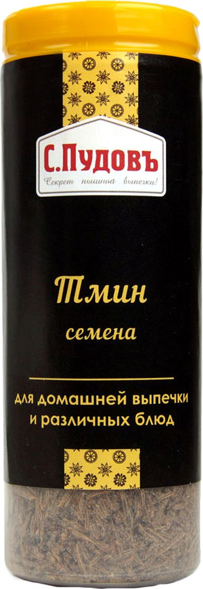 Пудовъ тмин семена, 60 г4607012296160 Пудовъ тмин семена, 60 г4607012296160Семена тмина применяются при приготовлении мясных блюд, различных соусов, мариновании и засолке. Тмин - самая хлебная специя. Придаст домашней выпечке чуть жгучий вкус и пряный аромат.Можно добавлять в тесто или использовать для отделки поверхности изделия.