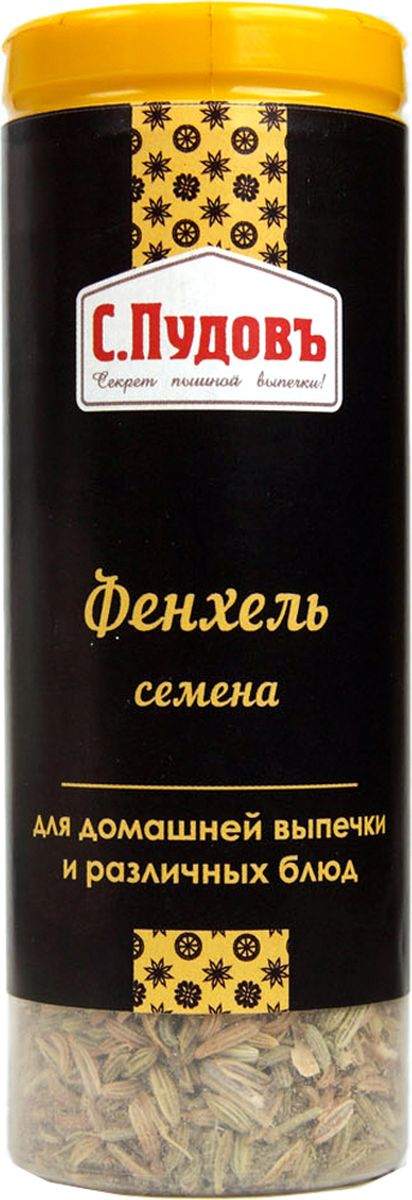 Пудовъ фенхель семена, 45 г4607012296207 Пудовъ фенхель семена, 45 г4607012296207Семена фенхеля обладают чуть сладковатым и пряным вкусом. Традиционно добавляют при приготовлении рыбы, мяса, птицы, в выпечку, напитки, при засолке и квашении овощей. Фенхель можно применять для выпечки хлеба, пряников, печенья и других изделий.Можно использовать целым, либо измельченным.
