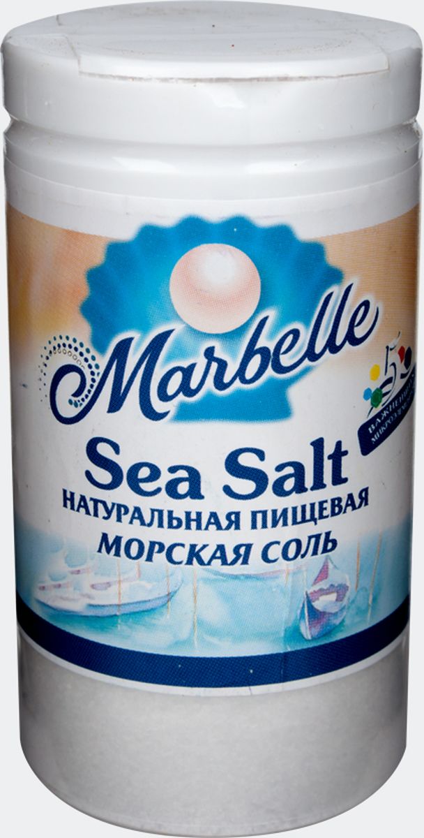 Marbellе морская соль мелкая, 80 г4607012291424 Marbellе морская соль мелкая, 80 г4607012291424Натуральная морская соль мелкого помола – это не только необходимый продукт в процессе приготовления пищи, но и настоящий кладезь полезных веществ и микроэлементов. Удобная упаковка с крышкой и дозатором.