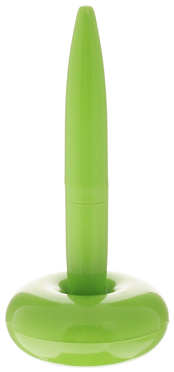 Эврика Ручка шариковая на подставке цвет корпуса зеленый