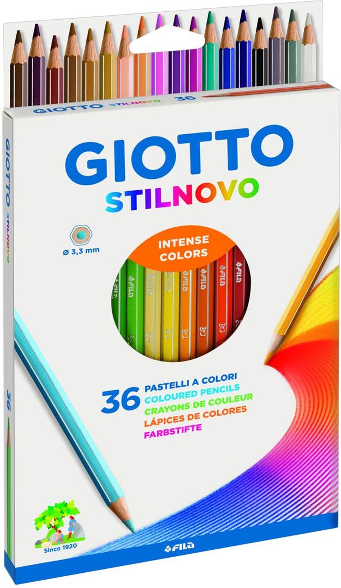 Giotto Набор цветных карандашей Stilnovo 36 шт