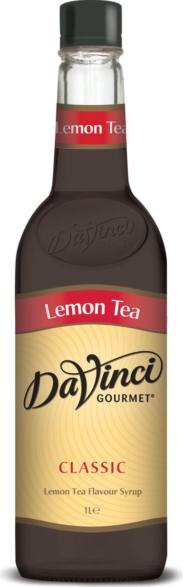 DaVinci Чай с лимоном сироп, 1 л20291515 DaVinci Чай с лимоном сироп, 1 л20291515Сироп Da Vinci - безалкогольная добавка в чашку ароматного кофе, которая придется по вкусу любому сладкоежке. Натуральный продукт изготавливается из экологически чистых продуктов с применением современных технологий. Аромат черного чая с бергамотом, насыщенный, яркий вкус чая с лимоном.Сироп Da Vinci обладает уникальной способностью смягчать кислотность кофе и придавать ему особенную сладость