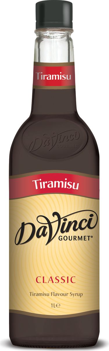 DaVinci Тирамису сироп, 1 л20290658 DaVinci Тирамису сироп, 1 л20290658В аромате слышны ноты классического десерта тирамису, во вкусе благородный кофейный ликер.