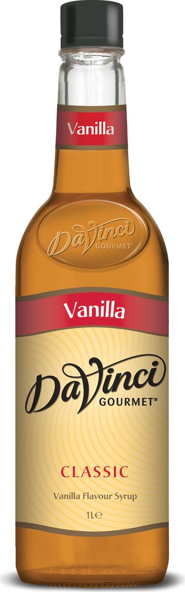 DaVinci Ваниль сироп, 1 л20393740 DaVinci Ваниль сироп, 1 л20393740Сироп Da Vinci Ваниль имеет классическую рецептуру, позволяющую покупателям всегда получать привычный вкус и отменное качество. Этот продукт производится в Великобритании. Основным его компонентом является тростниковый сахар. Сироп Да Винчи Ваниль - классический сироп с благородным вкусом и непередаваемым ароматом. Он способен превратить обыкновенную чашку кофе в произведение кулинарного искусства. Сироп Da Vinci Ваниль довольно концентрированный, поэтому на одну порцию достаточно всего лишь одной столовой ложки сладкого лакомства. Этот продукт станет незаменимым помощником для людей, которые часто готовят различные напитки на основе кофе. Вы сможете добиться потрясающего вкуса, не прилагая для этого особых усилий. Сироп Da Vinci Ваниль поможет не только взбодриться, выпив кофе, но и поднять с его помощью настроение.
