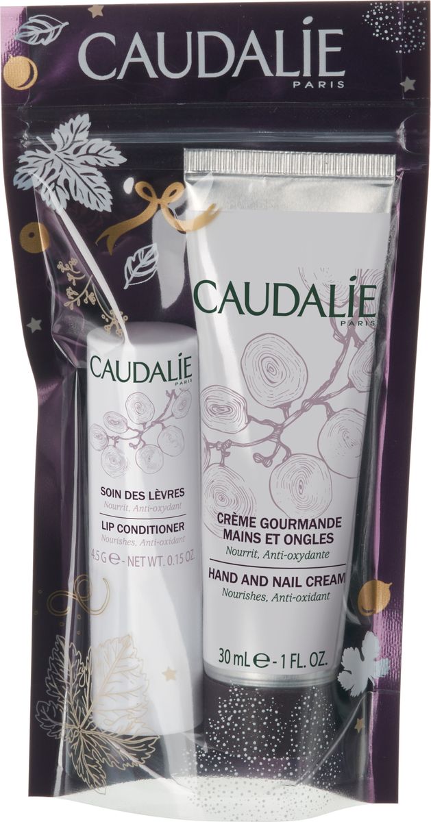 Caudalie Набор Идеальный дуэт: Изысканный крем для рук и ногтей 30 мл, Гигиеническая помада 4,5 гр2347 Caudalie Набор Идеальный дуэт: Изысканный крем для рук и ногтей 30 мл, Гигиеническая помада 4,5 гр2347Ваши руки и губы зимой требуют особого внимания! Защитите их от суровых зимних месяцев и напитайте полезными веществами с нашим незаменимым увлажняющим набором.В набор входит: Изысканный крем для рук и ногтей 30 мл, Гигиеническая помада 4,5 гр