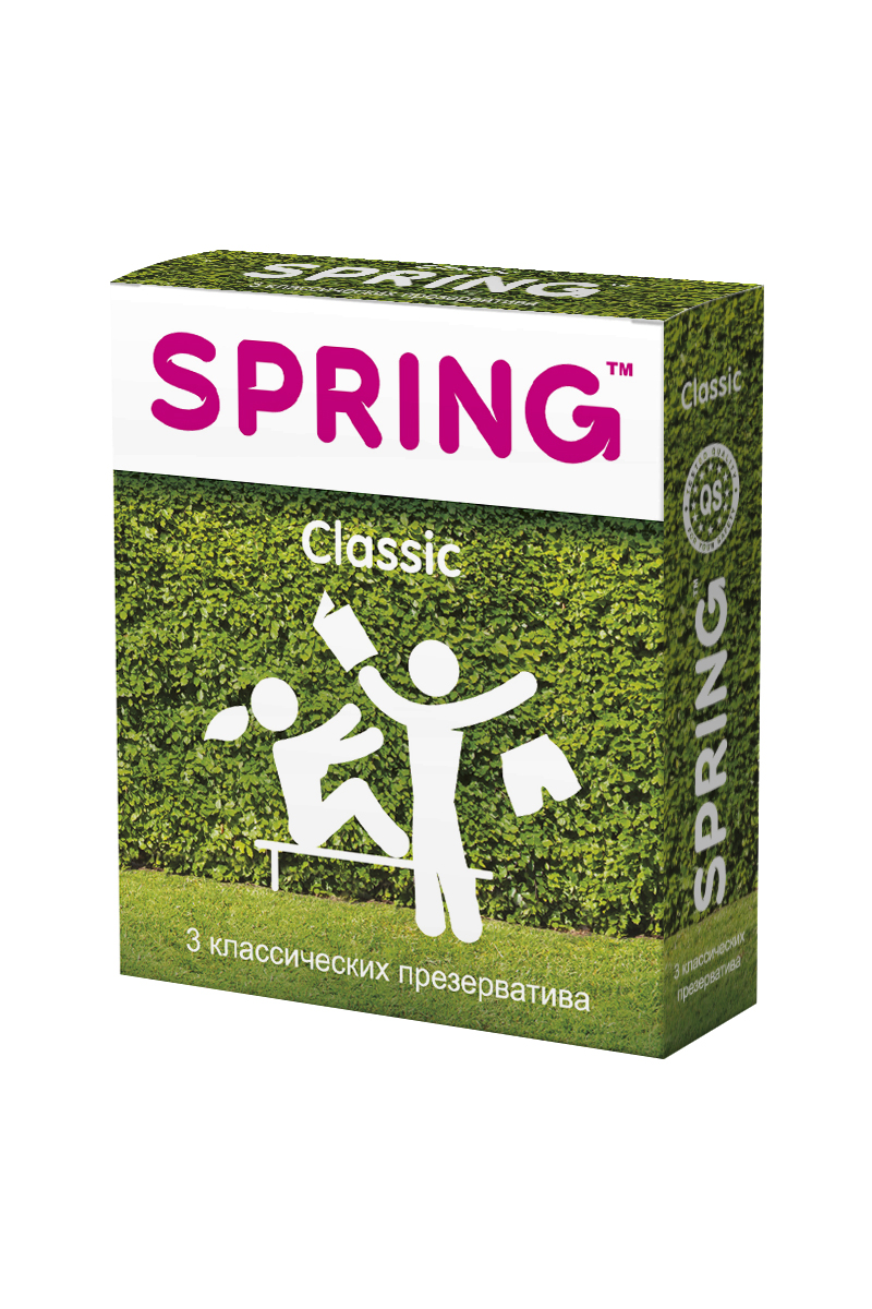 Презервативы SPRING™ Classic, классические, 3 шт. Презервативы SPRING™ Classic, классические, 3 шт.