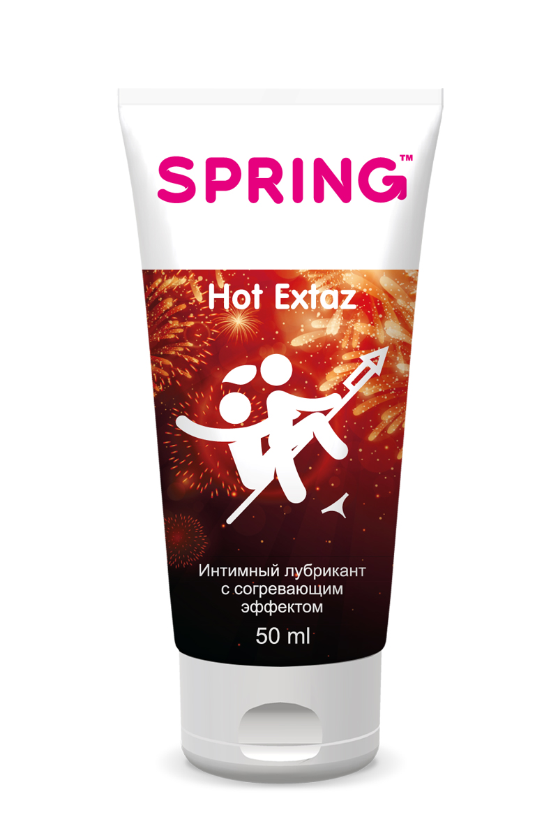 Интимный лубрикант SPRING™ Hot Extaz, согревающий, 50 мл Интимный лубрикант SPRING™ Hot Extaz, согревающий, 50 мл