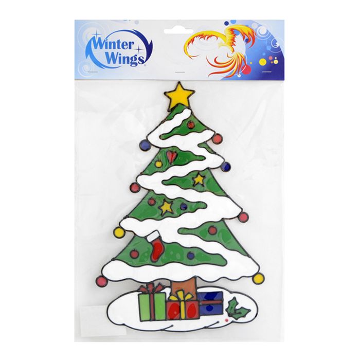 Украшение новогоднее оконное Winter Wings, 23 х 34 см. N09118 декор winter rose 89025266780