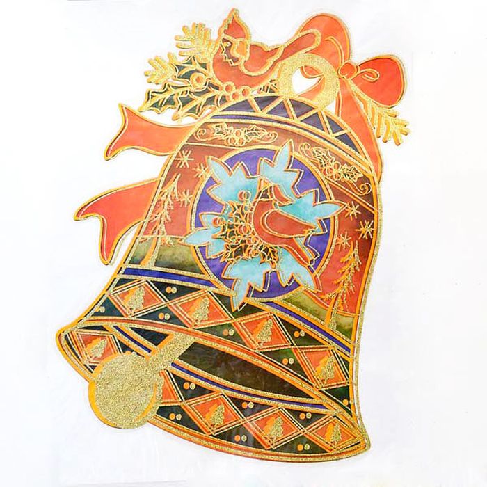 Наклейка-панно декоративная Winter Wings Колокольчик с птицей, 20 х 26 см. N09219N09219 Наклейка-панно декоративная Winter Wings Колокольчик с птицей, 20 х 26 см. N09219N09219Декоративные прозрачные наклейки Winter Wings с блестящей крошкой - креативный и недорогой способ украсить интерьер дома к Новому году. Декор наполнит комнату радостным и веселым настроением и создаст волшебную атмосферу праздника.