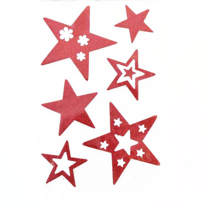 Наклейка-панно декоративная Winter Wings Звездочки, 20 х 30 см. N09222 интерьер и декор
