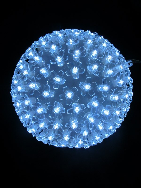 Шар Neon-Night, светодиодный, 200 LED, цвет: белый, 220V, диаметр 12 см501-606 Шар Neon-Night, светодиодный, 200 LED, цвет: белый, 220V, диаметр 12 см501-606Эти изделия не потребуют дополнительных затрат для монтажа. Световые фигуры с дюралайтом нужно просто установить в желаемом месте и подвести питание 220 В. Шар светодиодный 220V, диаметр 20 см, 200 светодиодов, цвет белый, вилка питания в комплекте.