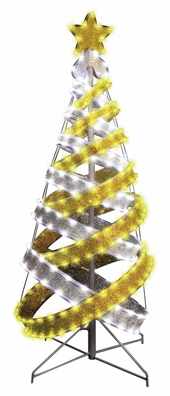 Декоративная ель Neon-Night в стиле Хайтек, светодиодная, 767 LED, с постоянным свечением, 180 см506-276 Декоративная ель Neon-Night в стиле Хайтек, светодиодная, 767 LED, с постоянным свечением, 180 см506-276Елка основана на пересекающихся светящихся кольцах разного размера, что добавляет ей необычности и завораживающей эффектности. Благодаря уникальной конструкции ее очень легко установить, а после праздничного периода можно очень компактно сложить без каких-либо значительных усилий и не потратив при этом много времени!