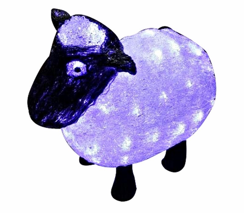 Фигура акриловая светодиодная Neon-Night Овца, 56 LED, 30 см513-401 Фигура акриловая светодиодная Neon-Night Овца, 56 LED, 30 см513-401Акриловые фигуры за несколько лет вызвали большой интерес у дизайнеров и частных клиентов. С каждым годом расширяется не только ассортимент акриловых фигур, но и появляются новые технологии нанесения акрила. Эти яркие, светящиеся объемные фигуры, состоящие из металлического каркаса, акрила и светодиодов, применяются для оформления и создания новогодней атмосферы в кафе, ресторанах, торговых центрах, магазинах, на площадях и перед входом, а также просто в частных домах и квартирах. Все фигуры укомплектованы понижающим трансформатором , что обеспечивает безопасность при контактировании, а так же имеют степень защиты IP 44, что позволяет использовать их как в помещении, так и на улице. Акриловая фигура Овца символ наступающего 2015года.