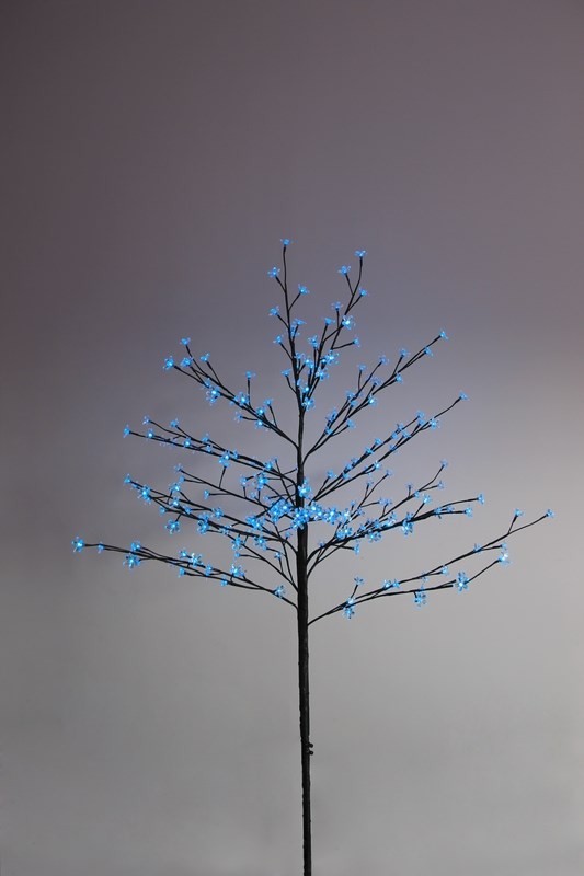 Дерево комнатное Neon-Night Сакура, светодиодное, 80 LED, с трансформатором, цвет: синий, 120 см531-243 Дерево комнатное Neon-Night Сакура, светодиодное, 80 LED, с трансформатором, цвет: синий, 120 см531-243Дерево комнатное Сакура, коричневый цвет ствола и веток, высота 1,2 метра, 80 светодиодов синего цвета, трансформатор IP44, длина шнура питания 10 метров, основание металлическая крестовина