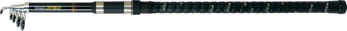 Удилище телескопическое Atemi Classix Heavytelerod, усиленное, 4,5 м, 100-200 г208-00450 Удилище телескопическое Atemi Classix Heavytelerod, усиленное, 4,5 м, 100-200 г208-00450Телескопическое удилище Atemi Classix Heavytelerod прекрасно подходит для ловли с лодки. На вес палочки влияние оказывает большее количество установленных пропускных колец и наличие рукоятки. Кольца служат для равномерного распределения нагрузки на бланк удилища, снижения числа углов перегиба лески и, наряду с высокими ножками, для того, чтобы леска не прилипала к бланку. Все это увеличивает дальность заброса, способствует хорошему сходу лески, а значит, позволяет лучше контролировать оснастку, увеличивает срок службы удилища и лески.