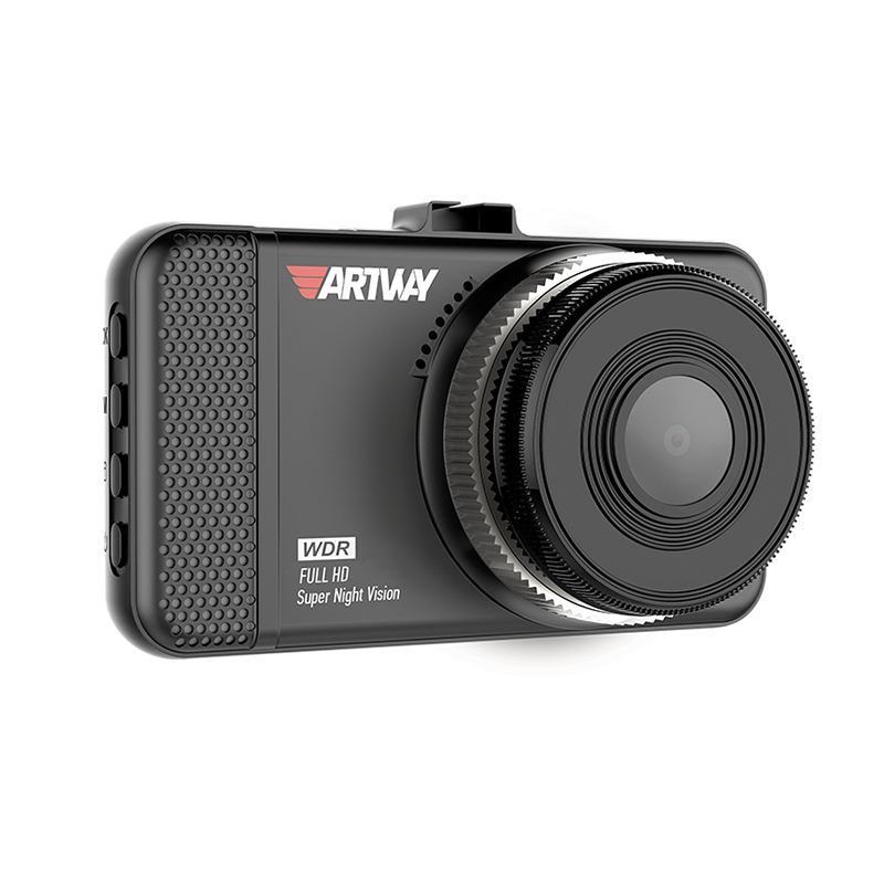 Artway AV-391, Black видеорегистратор4620019036058 Artway AV-391, Black видеорегистратор4620019036058Надежный и компактный видеорегистратор Artway AV-391. Процессор и оптическая система модели специально разработаны для видеосъемки в ночное время и в условиях плохого освещения.Работа автомобильного видеорегистратора осуществляется, чаще всего, в сложных условиях недостаточной освещенности, что может привести к засветке изображения, в том числе номерных знаков. Для преодоления данной проблемы существует встроенная функция WDR (Wide Dynamic Range – расширенный динамический диапазон). Она обеспечивает особый режим съёмки, при котором камера одновременно делает два кадра с разной выдержкой.Принцип работы заключается в том, что первый кадр видеокамера делает с минимальным временем выдержки, благодаря чему чересчур сильный световой поток не успевает засветить участки картинки. Второй кадр камера делает с максимальной выдержкой и за это время матрица успевает запечатлеть изображение самых затенённых участков. Таким образом, получаются два кадра: один максимально адаптирован для просмотра освещённых предметов, другой позволяет детально рассмотреть чересчур тёмные предметы. Дальше происходит совмещение этих двух кадров в один. Получающийся кадр обладает положительными сторонами каждого из двух исходных и в то же время лишён их недостатков.Широкий угол обзора в 170 градусов позволяет фиксировать происходящее не только на всех полосах движения, в том числе и на встречных, но и то, что находится слева и справа дороги, например, дорожные знаки, сигналы светофора и номерные знаки автомобилей. При этом отсутствуют искажения по краям и качество съемки не ухудшается. Видеорегистратор Artway AV-391 зафиксирует действительно все, что происходит на дороге.Большой и яркий дисплей диагональю 3,0 с высоким разрешением позволит вам с комфортомпросматривать отснятые видеоролике на самом видеорегистраторе, разглядеть детали или c удобством управлять настройкой видеорегистратора.Режим парковки обеспечивает включение автоматической записи в случае происшествия во время стоянки автомобиля. Датчики удара G-сенсор, встроенные в видеорегистратор, включают камеру в момент произведения каких-либо действий вокруг машины (удар, столкновение). На выходе вы получаете четкую запись происходящего и зафиксированные номер автомобиля и лицо виновника.Видеорегистратор записывает короткие видеоролики, длительностью 1, 2, 3 или 5 минут на карту памяти. В зависимости от объема, карты памяти будет заполнена через 5 -10 часов. Чтобы не стирать старые файлы вручную, процессор видеорегистратора сам будет стирать самые старые по дате и времени файлы, заменяя их новыми. Выбрать длительность видеоролика — 1, 2, 3 или 5 минут — можно самостоятельно, зайдя в настройки меню.Наличие функции штампа позволяет установить дату и время в файле видеозаписи, а также добавить государственный номер своего автомобиля. Наличие этой информации будет являться дополнительным доводом для принятия видеозаписи в суде в качестве доказательства своей правоты.