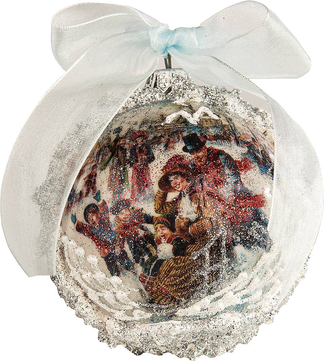 Украшение новогоднее подвесное Mister Christmas Коллекционный шар, диаметр 8 смST-80-4 Украшение новогоднее подвесное Mister Christmas Коллекционный шар, диаметр 8 смST-80-4Подвесное украшение Mister Christmas Коллекционный шар имеет оригинальный дизайн и превосходное исполнение. Изделие выполнено из ПВХ. В качестве дополнительного декора были использованы блестки. Для удобного размещения на елке предусмотрена петелька.Такое украшение станет замечательным новогодним подарком, который никого не оставит равнодушным.