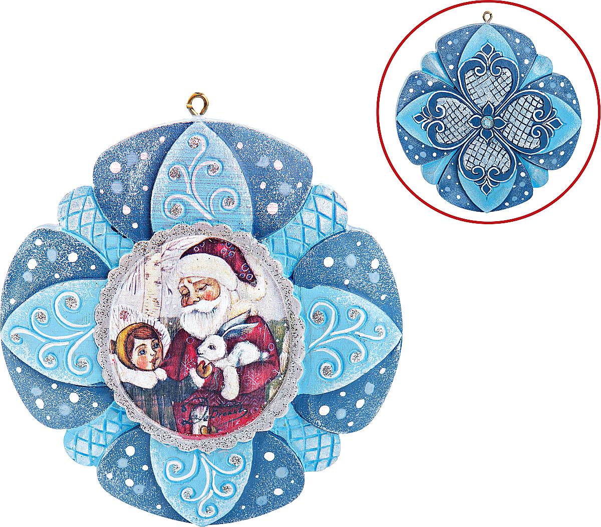 Украшение новогоднее подвесное Mister Christmas, коллекционное, высота 10 см. US 6102184-1US 6102184-1 Украшение новогоднее подвесное Mister Christmas, коллекционное, высота 10 см. US 6102184-1US 6102184-1Украшение Mister Christmas будет изящно смотреться на фоне зеленой хвои, будь она настоящей или искусственной. Изделие выполнено из полистоуна и дополнено надежным креплением, за счёт которого игрушка фиксируется на елке. Новогоднее украшение Mister Christmas оформит интерьер вашего дома или офиса в преддверии Нового года. А также станет отличным решением новогоднего подарка для ваших друзей и коллег.Высота: 10 см.