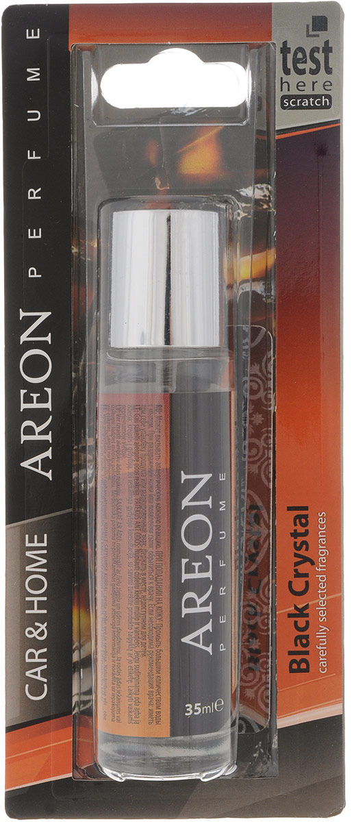 Ароматизатор автомобильный Areon Black Crystal, спрей, 35 мл704-APC-06 Ароматизатор автомобильный Areon Black Crystal, спрей, 35 мл704-APC-06Ароматизатор в виде спрея Areon Black Crystal предназначен для ароматизации воздуха в автомобильном салоне. Применение: Сдвиньте вверх, не поворачивая, декоративную крышку. Два-три раза свободно распылите во внутреннем воздушном пространстве автомобиля и на прилагаемый в комплекте картонный ароматизатор. Без содержания спирта.Состав: парфюмерная композиция, стекло, ПВХ.