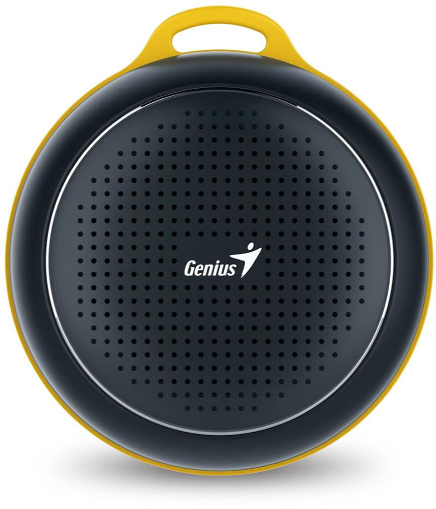 Genius SP-906BT, Black портативная колонка31731072100 Genius SP-906BT, Black портативная колонка31731072100Невероятная громкость и глубокие басы благодаря усовершенствованной конструкции. Колонка Genius SP-906BT дает заряд отличного настроения. Пять ярких цветовых исполнений. Размер примерно с хоккейную шайбу.Интеллектуальная технология непрерывного звука: чистые высокие и низкие частоты без пропусков. Технология пространственного звучания позволяет оказаться в центре происходящего. Благодаря встроенному усилителю громкий звук колонки SP-906BT проникает в самое сердце.Прочный и гладкий карабин для подвешивания выполнен из стали и алюминия. Он устойчив к ржавчине и рассчитан на долгую службу, а силиконовый ободок обеспечивает одновременно гибкость и прочность. Сочетание жесткости и мягкости, универсальная колонка Genius SP-906BT!Благодаря передовой защите цепей и технологии Bluetooth 4.1 соединение устанавливается еще быстрее (стандартное расстояние для беспроводной работы: 10 м). Колонка SP-906BT поддерживает все продукты с технологией Bluetooth и позволяет удобно слушать музыку.Одно нажатие кнопки — и вы ведете отчетливую беседу по телефону благодаря высокочувствительному микрофону и усилителю. Чтобы перезвонить, достаточно нажать эту кнопку еще раз.