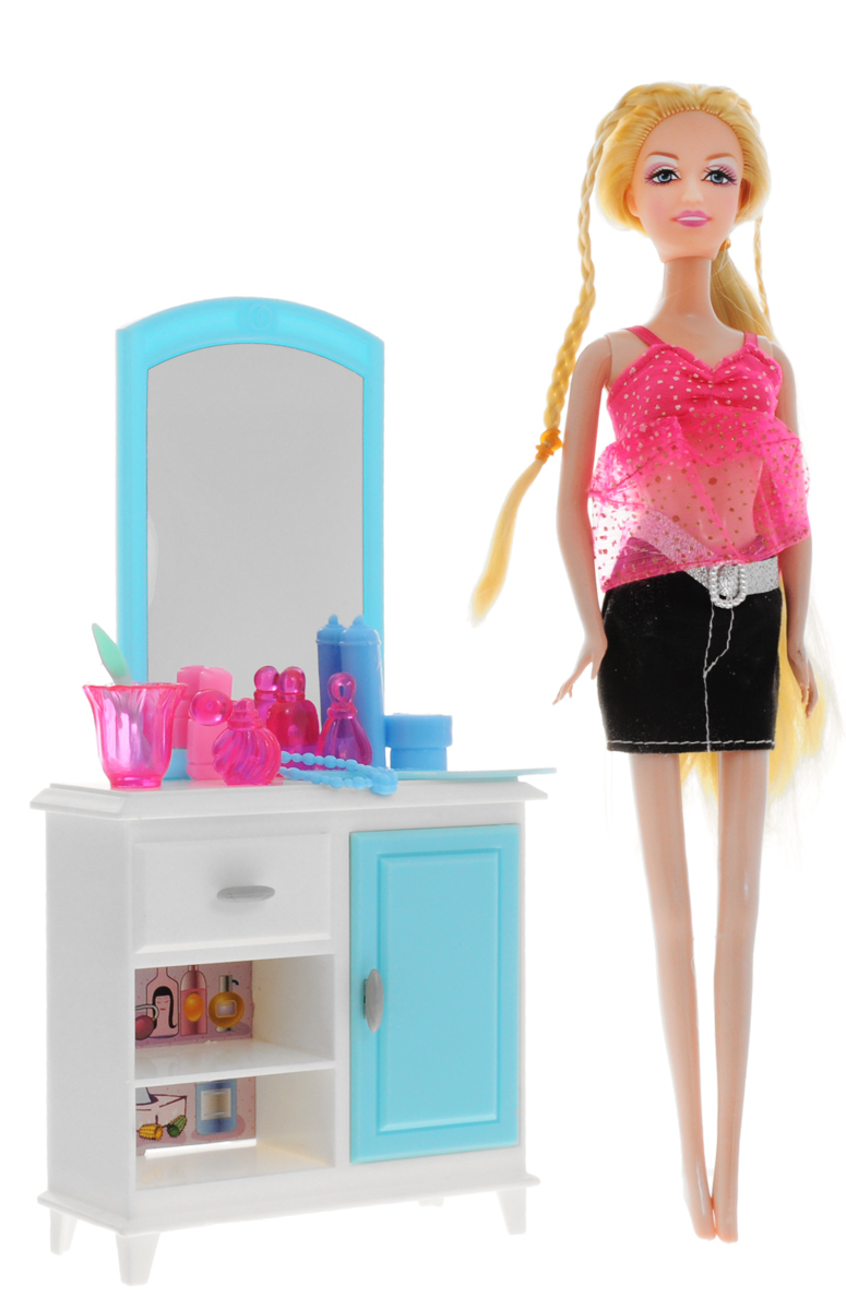 1TOY Туалетный столик с куклой Красотка