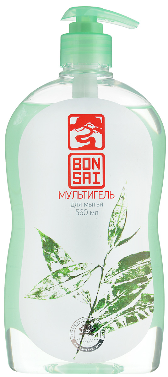 Гель для мытья посуды Bonsai, с ароматом зеленого чая, 560 мл420563 Гель для мытья посуды Bonsai, с ароматом зеленого чая, 560 мл420563Гель для мытья посуды Bonsai содержит природный антисептический, антибактериальный и антиоксидантный компонент - натуральный экстракт зеленого чая. Обладает дезодорирующим эффектом, полностью устраняя неприятные запахи. Прекрасно и абсолютно безопасно очищает посуду и кухонные поверхности. Можно использовать для мытья овощей и фруктов, детских принадлежностей. Полностью смывается. Специальная формула не сушит руки. Гель эффективен даже в холодной воде. Благодаря уменьшенному расходу наносит меньше вреда окружающей среде. Товар сертифицирован.