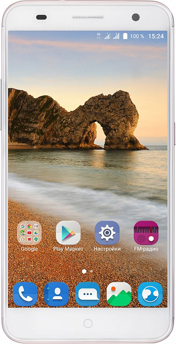 ZTE Blade V7, RoseBLADE.V7.RO ZTE Blade V7, RoseBLADE.V7.ROСмартфон Blade V7 порадует сочетанием высокой производительности процессора, прочного стильного металлического корпуса и продвинутого функционала.Благодаря восьмиядерному процессору MediaTek MT6753 с тактовой частотой 1,3 ГГц смартфон работает чрезвычайно шустро. Пользователю обеспечены быстрый запуск и уверенная работа практически любых приложений, а также плавное воспроизведение видео.Смартфон имеет 5,2-дюймовый дисплей с разрешением 1920х1080 пикселей. Он достаточно яркий, не вынуждает владельца напрягать глаза, обеспечивает четкое, разборчивое изображение и экономно расходует энергию аккумулятора.ZTE Blade V7 оснащен двумя камерами - основной и фронтальной. Основная предназначена для фото- и видеосъемки, для этого у нее есть 13-мегапиксельная матрица, автофокус и светодиодная вспышка, благодаря чему владелец может снимать фото и видео, которыми не стыдно поделиться с окружающими. Фронтальная 8-мегапиксельная камера предназначена для видеосвязи, также с ее помощью можно снимать яркие и необычные селфи.Телефон сертифицирован EAC и имеет русифицированный интерфейс меню, а также Руководство пользователя.