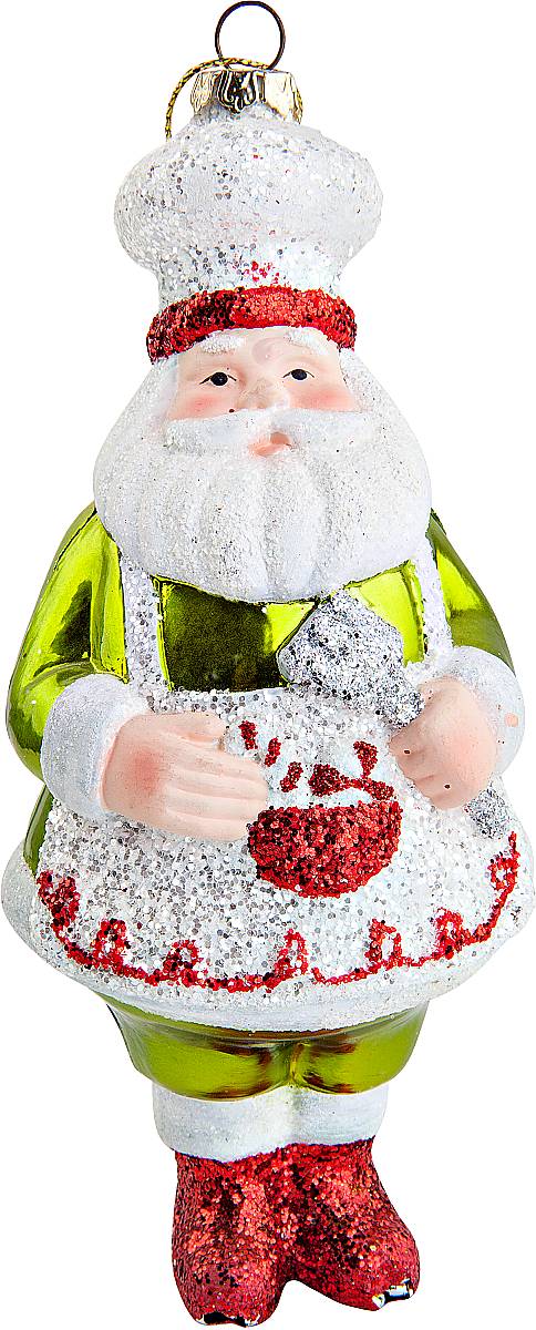 Украшение новогоднее подвесное Mister Christmas Повар, высота 16 смCD-25 Украшение новогоднее подвесное Mister Christmas Повар, высота 16 смCD-25Новогоднее подвесное украшение Mister Christmas Повар прекрасно подойдет для праздничного декора новогодней ели. Украшение выполнено из пластика. Для удобного размещения на елке предусмотрена петелька. Елочная игрушка - символ Нового года. Она несет в себе волшебство и красоту праздника. Создайте в своем доме атмосферу веселья и радости, украшая новогоднюю елку нарядными игрушками, которые будут из года в год накапливать теплоту воспоминаний.