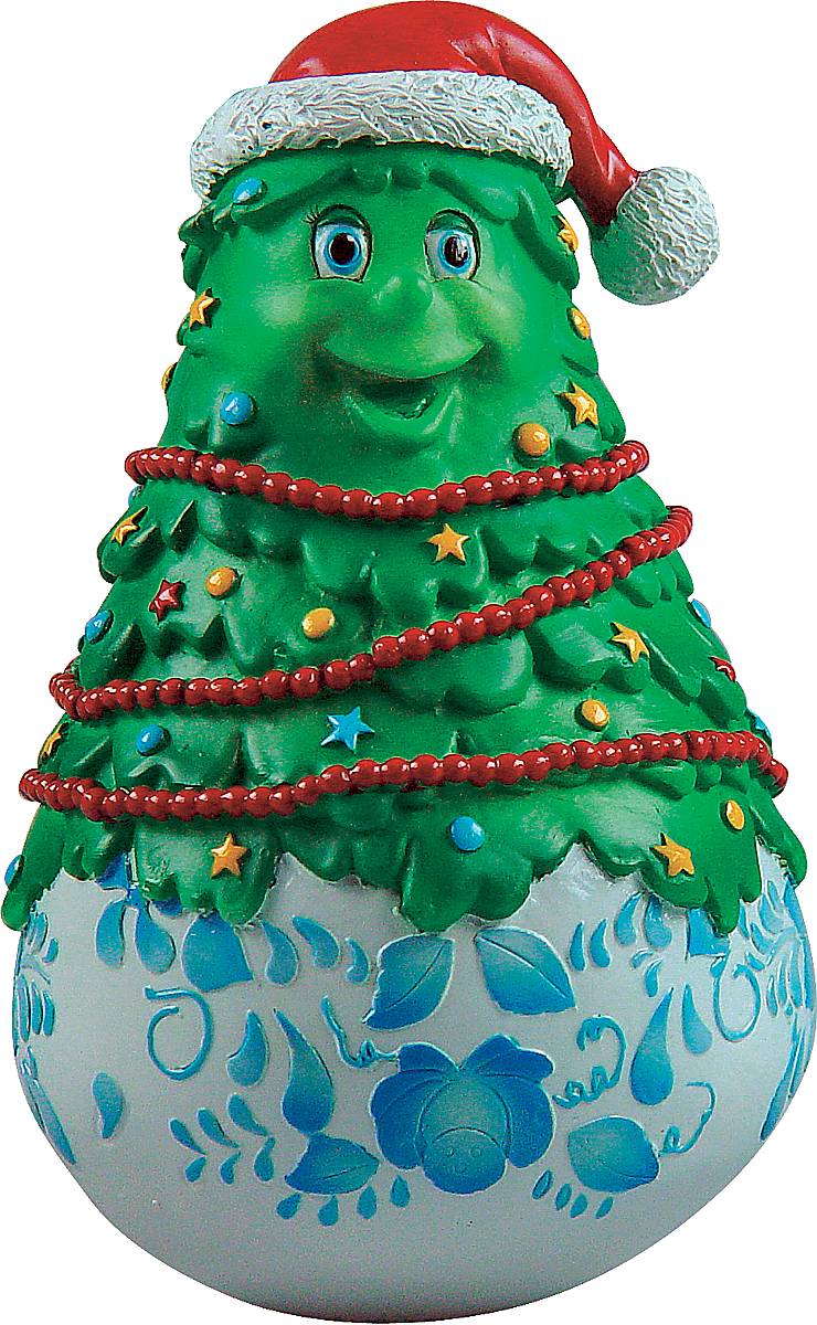 Фигурка-неваляшка новогодняя Mister Christmas Елка, высота 11 см. XKM-01XKM-01 Фигурка-неваляшка новогодняя Mister Christmas Елка, высота 11 см. XKM-01XKM-01Новогодняя фигурка-неваляшка Mister Christmas Елка выполнена из высококачественного полистоуна. Изделие представлено виде елочки, которая одета в шапку и украшена бусами, низ фигурки декорирован росписью под гжель. Игрушка изготовлена полностью вручную, что делает ее не только оригинальным, но эксклюзивным сувениром. Такая фигурка оформит интерьер вашего дома или офиса в преддверии Нового года. Кроме того, это отличный вариант подарка для ваших близких и друзей.Высота: 11 см.