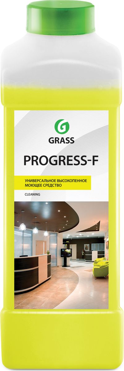 Универсальное чистящее средство Grass Progress-F нейтральное, 1000 мл211500 Универсальное чистящее средство Grass Progress-F нейтральное, 1000 мл211500Универсальное пенное концентрированное моющее средство для ежедневного ухода за любыми моющимися поверхностями. Используется в отелях, бизнес-центрах, гипермаркетах, на объектах социальной и общественной сферы, в коммунальном хозяйстве, кухонной мебели, холодильника, пола стен и других поверхностей. Не оставляет разводов, не разрушает защитный слой поверхности. Эффективно как в горячей, так и в холодной воде. Не раздражает кожу рук. Способ применения: 1. Ежедневная уборка: концентрат разводят в пропорции 1:150 - 1:50 или 5-20 мл/л. 2. Генеральная уборка: концентрат разбавляется в соотношении 1:35 - 1:15 или 30-60 мл/л. Концентрация раствора зависит от характера загрязнения.