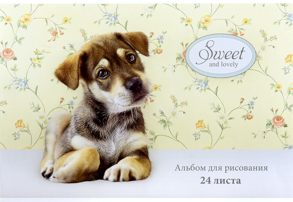 ArtSpace Альбом для рисования Sweet Pets 24 листаА24_2667 ArtSpace Альбом для рисования Sweet Pets 24 листаА24_2667Альбом для рисования ArtSpace Sweet Pets будет вдохновлять вашего ребенка на творческий процесс.Альбом изготовлен из белоснежной бумаги с яркой обложкой из плотного картона, оформленной изображением симпатичного щеночка. Внутренний блок альбома состоит из 24 листов, соединенных скрепками. Высокое качество бумаги позволяет рисовать в альбоме различными типами красок, фломастерами, цветными и чернографитными карандашами, гелевыми ручками. Занимаясь изобразительным творчеством, ребенок тренирует мелкую моторику рук, становится более усидчивым и спокойным.