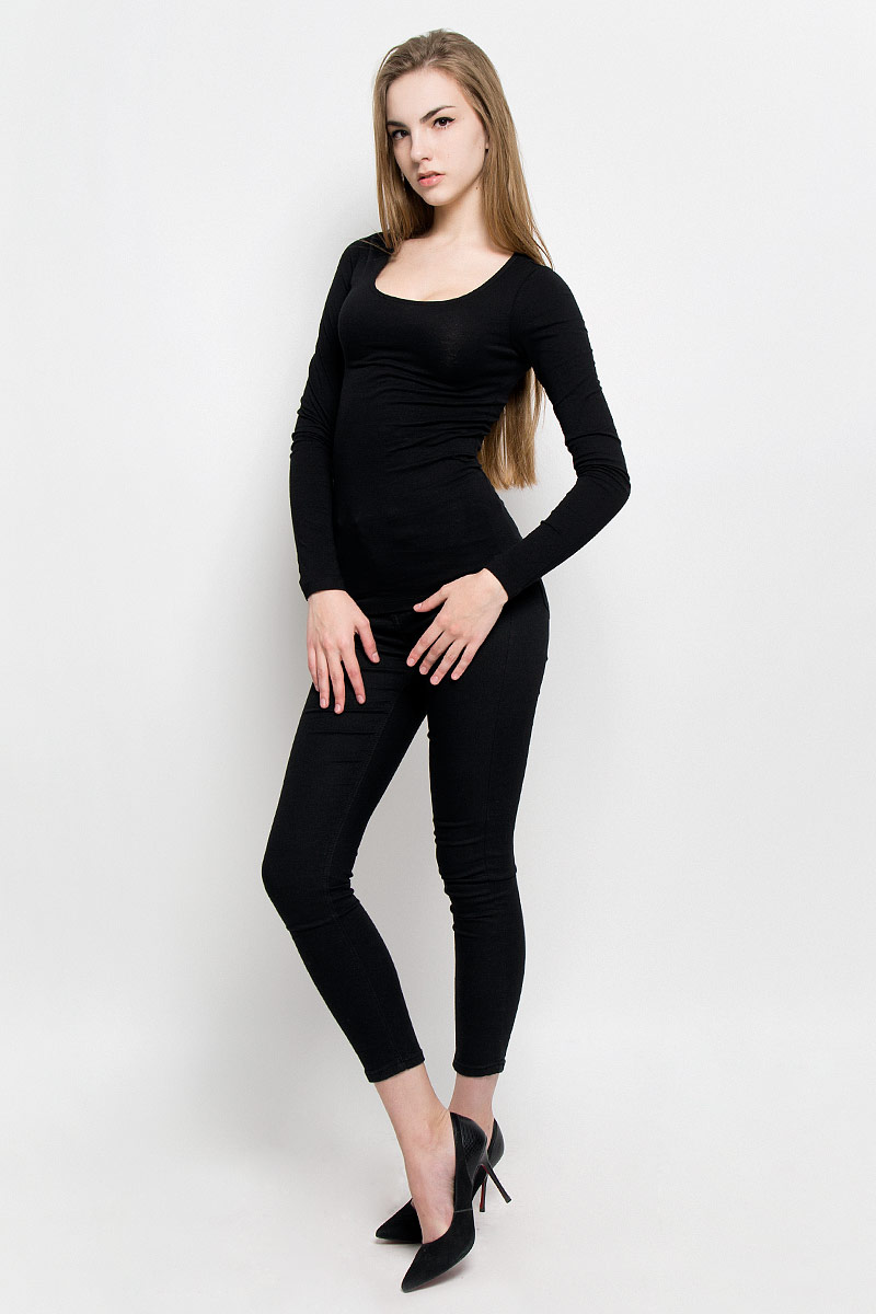 Лонгслив женский Broadway Alessia, цвет: черный. 10156860_999. Размер XL (50)10156860_999 Лонгслив женский Broadway Alessia, цвет: черный. 10156860_999. Размер XL (50)10156860_999Женский лонгслив Broadway Alessia изготовлен из эластичного хлопка.Модель с круглым вырезом горловины и длинными рукавами выполнена в лаконичном дизайне.