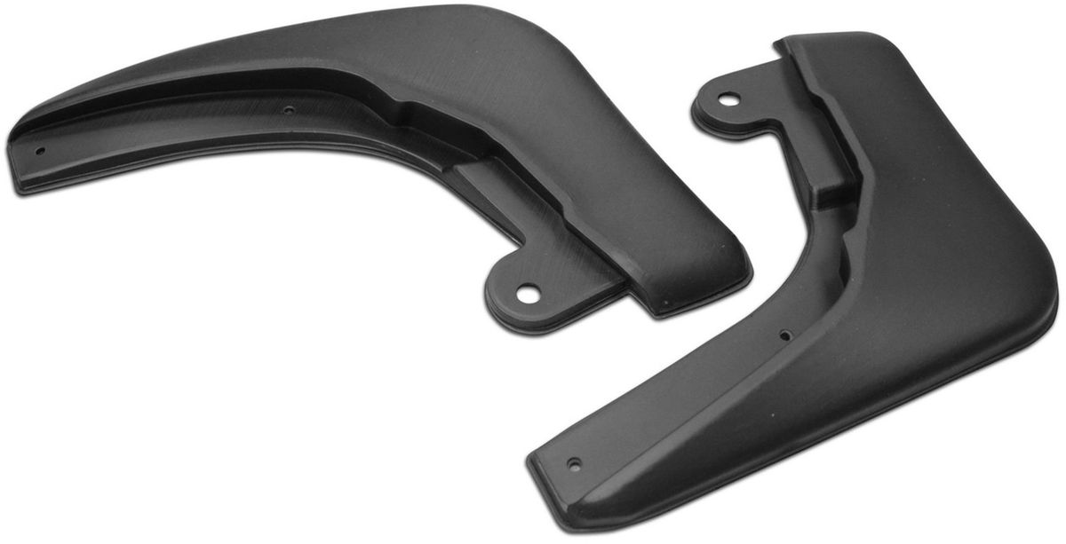 Комплект задних брызговиков Rival, для Renault Duster 2010-, 2 шт24701002 Комплект задних брызговиков Rival, для Renault Duster 2010-, 2 шт24701002Брызговики Rival защищают покрытие автомобиля от грязи, мусора и посторонних предметов, летящих из-под колес вашего автомобиля во время движения.- Брызговики изготовлены из высококачественного, нетоксичного и экологичного материала, что делает их стойкими к перепадам температур, а также придает эластичность.- Отлично вписываются во внешний облик автомобиля, выглядят как естественное продолжение колесной арки.- Надежно фиксируются в штатные технологические отверстия.В комплекте крепления и инструкция по установке.Уважаемые клиенты! Обращаем ваше внимание, что брызговики имеют форму, соответствующую модели данного автомобиля. Фото служит для визуального восприятия товара.