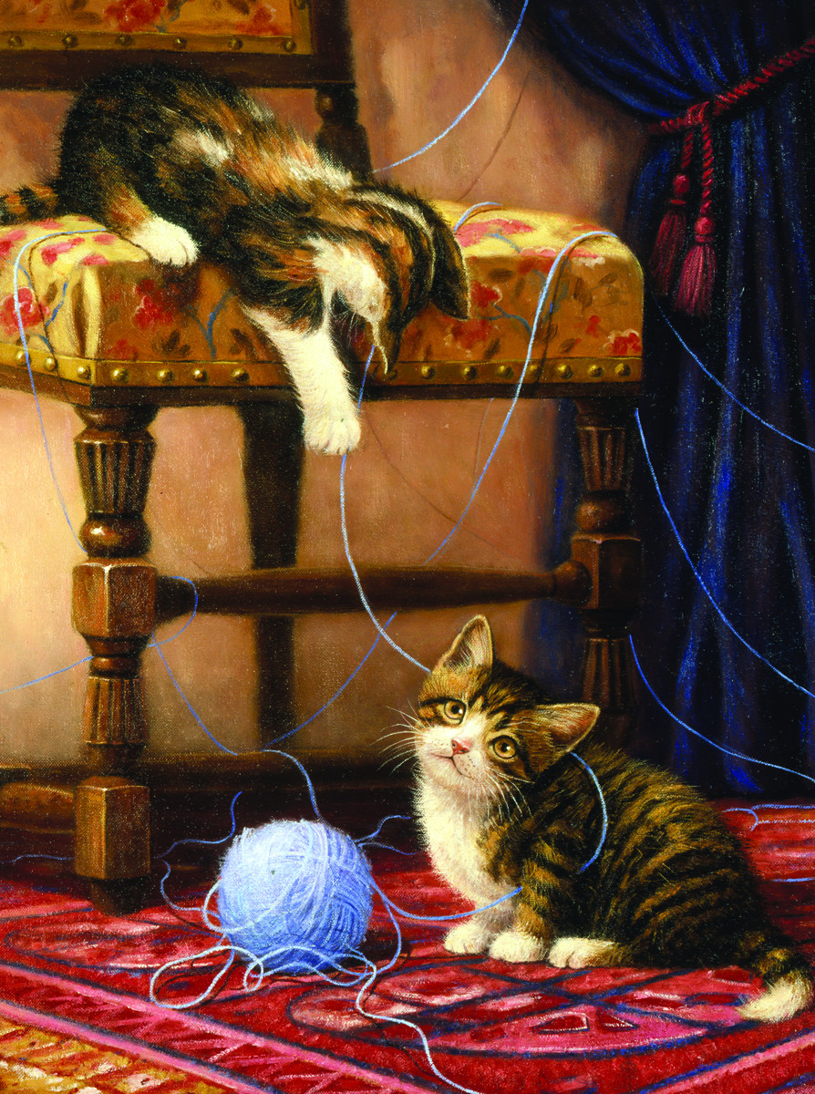 Royal & Langnickel Картина по номерам Котята с клубком
