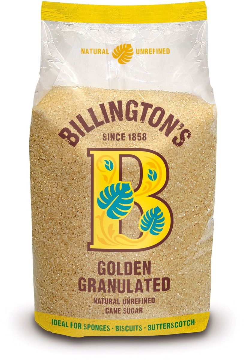 Billingtons Golden Granulated сахар нерафинированный, 1 кг28113 Billingtons Golden Granulated сахар нерафинированный, 1 кг28113Высококачественный сахар Billington’s производят из элитных сортов тростника, который подвергается минимальной технической обработке (не пропускают через костяные фильтры), что позволяет сохранить природные минералы, придающие продукту характерный вкус и запах. Нерафинированный коричневый тростниковый сахар содержит в своем составе кальций, железо, магний, фосфор, калий и даже протеины, которые полностью отсутствуют в обычном сахаре.