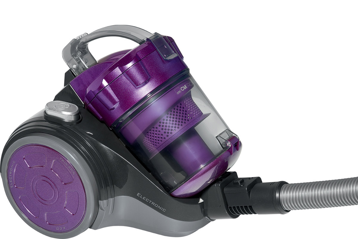 Clatronic BS 1302, Antrazit Violet пылесосBS 1302 antrazit-violet Clatronic BS 1302, Antrazit Violet пылесосBS 1302 antrazit-violetС такой мощностью, которой обладает Clatronic BS 1302 все волнения по поводу уборки исчезнут как таковые. Теперь нет нужды каждый раз тщательно вычищать ковры щетками с моющими средствами, с пылесосом Clatronic BS 1302 вам остается лишь поддерживать видимость порядка.Технология Eco-Cyclon Twin Spin и отсутствие мешка для сбора пылиобеспечивают постоянную высокую мощность всасывания.