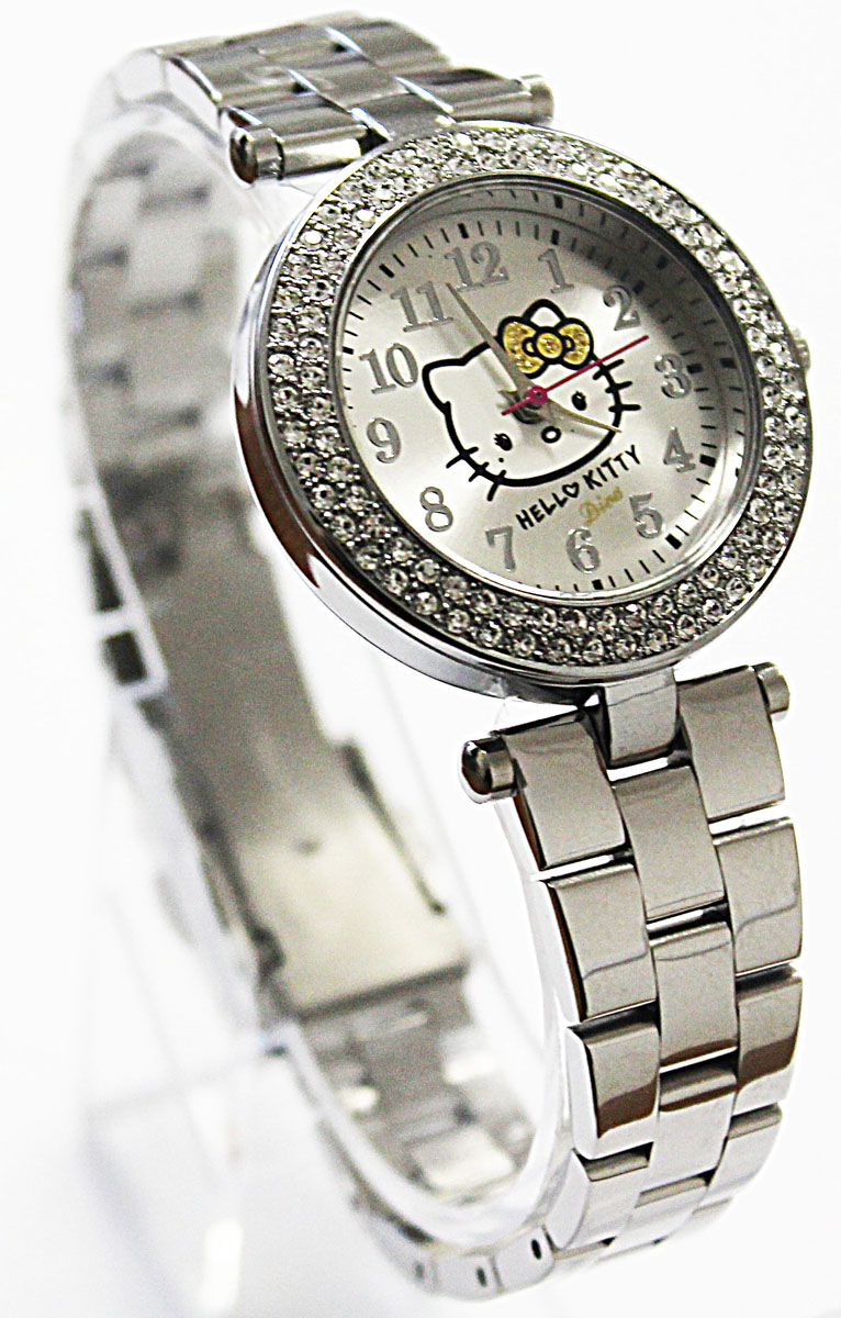 Часы наручные аналоговые Hello Kitty, цвет: серый. 41206