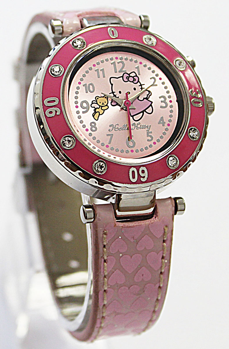 Часы наручные аналоговые Hello Kitty, цвет: розовый. 41210