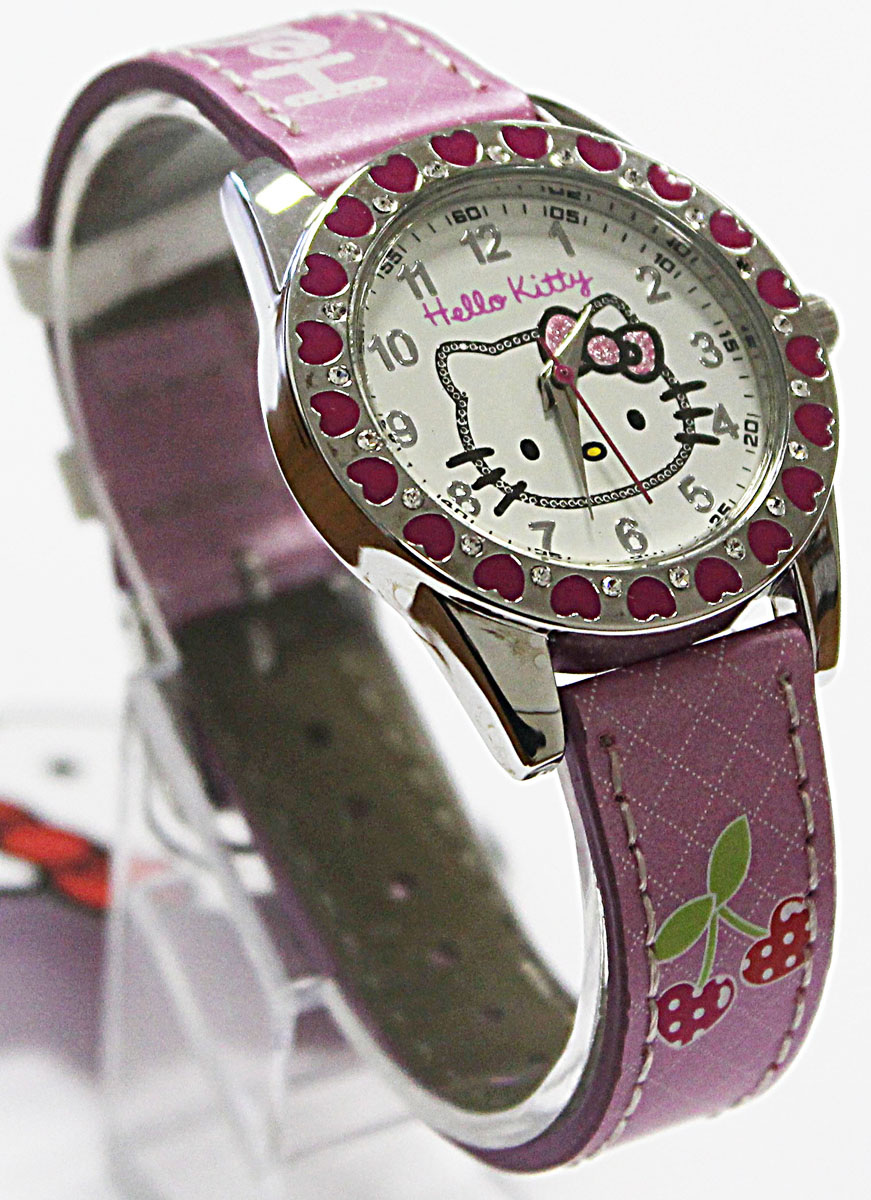 Часы наручные аналоговые Hello Kitty, цвет: розовый. 41225